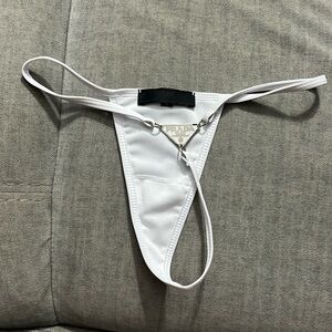 Prada white bathing suit
